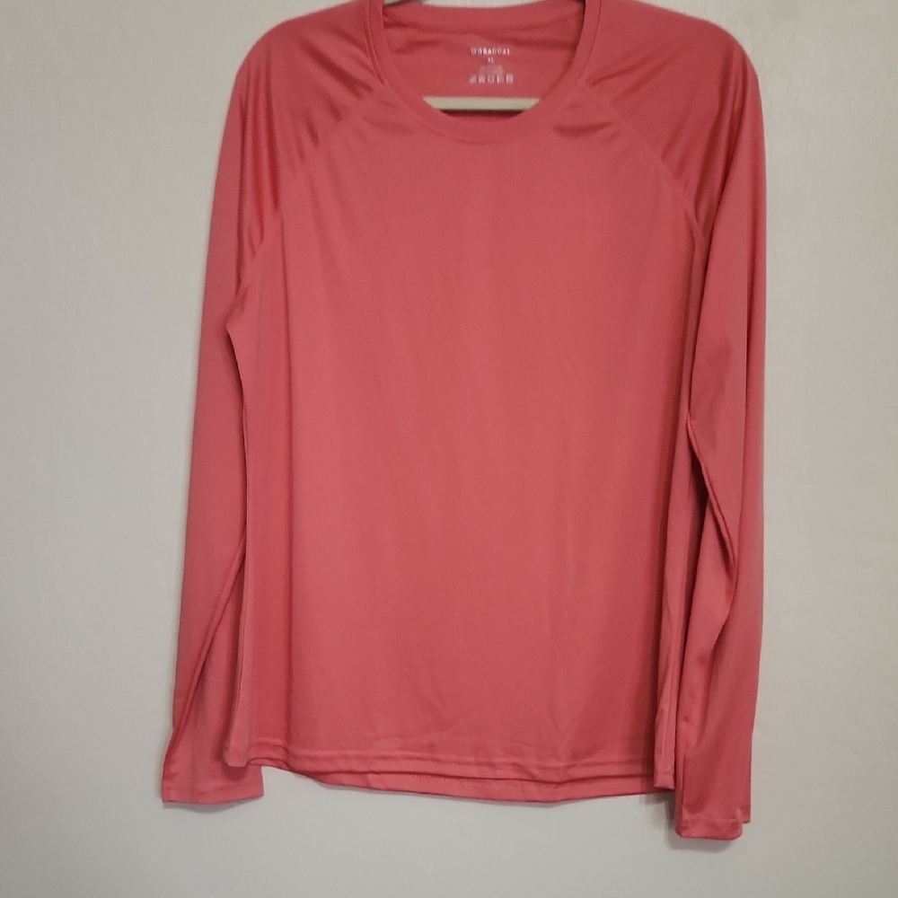 Coral Long Sleeve Women's Top